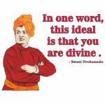 CVANU Swami Vivekananda Motivational Quote Wall Sticker for Wall Decoration