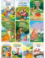 Moral Story Books for Kids (Set of 10 Books) (Illustrated) - English Short Stories with Colourful Pictures - Bedtime Children Story Book - 3 Years to 6 Years Old Children - Read Aloud to Infants, Toddlers