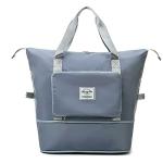 MOMISY Misty Blue Oxford Fabric Shoulder Hand Bag
