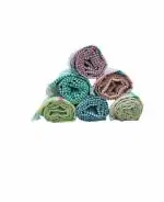 ASH Traders Sircilla Khadi Cotton Handloom Bath Towels Size 36/72Inch(90/180cm) 3/6feet Heavy Quality Pack of 6