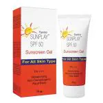 Tantra Sunplay Sunscreen SPF 50+ Gel for Dry Skin, Broad Spectrum UV Protection, Non-Greasy (75 ml)