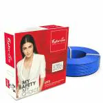 Fybros Blue Copper 22 Amps Ultra Flexible FR PVC Insulated 2.5 Sq Mm Wire Cable 90 Meter
