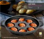 Package Contents:- 1 Cast Iron Paniyaram Pan; Weight: 1.600 kg