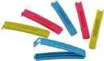 Fulkiza Bag Sealing Clips Large, Medium, Small Bpa Plastic Plastic Clips (Set Of 6, Multicolor)