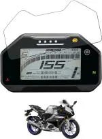 OBEROIS TRADERS Tempered Glass Guard for Speedo Meter Display Screen Guard Tempered Anti Scratch Protector For Yamaha R15 V4 / R15 M Bike (Pack of 1)