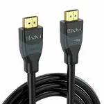 Black-i HDMI 2.0 version Cable supports 3D/4k@600Hz resolution with audio for all kinds of HDMI devices LED TV, Playstation, Xbox, Set-up Box, Monitor 1.5 Meter