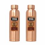 Mr. Copper King CU AQUA 1000 Copper Water Bottle (900ml) 2 Pcs