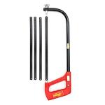 Globus 1447 Professional Hacksaw Frame Finish 12 Inch With Fitted Blade With Spare 3 Blades