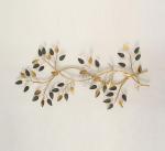 DSH CRAFTING YOUR CURIOSITY Metal Wall Mounted Metal Branch Wall Art Sculpture Wall Hanging (26x13 Inch) For Home, Living Room,Hotel.(iWART-25-BRANCH)