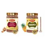 SHYAM CHARAN Dhoop Sticks of Balaji Chandan and Pineapple With Stand 2 Jar (240 Sticks)