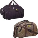 FEDRA Purple Polyester Strolley Duffel Bag - 50 L (Pack of 2)