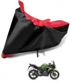 Auto Hub Bike Body Cover for CBR 150R , Dustproof UV Protection water resistant Custom Fit Cover-(Black-Red)