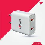 I-Tronics Multicolor Abs Wall Chargers 2.1, 2.4 And 3.4 Amps