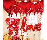 AMFIN Frames Balloons Photoshoot Accessories for Kids Monthly Birthday Props for Baby Photo Frame Balloons Selfie Balloons - Pink