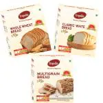 Tropolite Bread Mix Combo Pack - ( Whole Wheat Bread 500 g, Classic White 500 g & Multigrain 500 g)