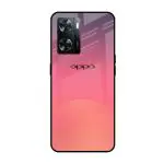 Qrioh Sunset Orange Glass Case for Oppo A57 4G