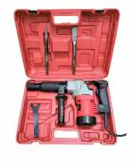 Cheston Electric Demolition Hammer/Concrete Breaker with Two Chisels (Flat & Pointed) and Anti Vibration Control Handle (18mm Chuck) (900 W, 2950 RPM)