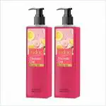 Indee Lemon Rose Shower Gel 250ml x 2 | Revitalizing Organic Body Wash | Natural, Paraben-Free, Hydrating Aromatherapy Cleanser for Sensitive Skin | Daily Use for Men and Women