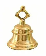 zoltamulata Holystore Mandir Ghanta Pure Brass Soild Temple Bell 5 kg (25.4x25.4x 25.4 cm)