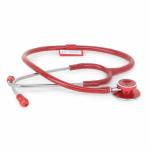 RCSP Stainless Steel Doctor Stethoscope For Medical Students And Nurses (Red)