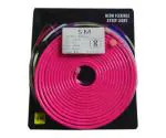 AL-QURAISH ELECTRONICS (Pink Color) 2835 LED NEON Light 12V/DC, 5 Meter ROLL Waterproof (IP65 Certified) 120LED S/M