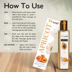 GO WOO 100% Pure Carrier Pure Apricot Kernel Oil for Joint Pain 100 ML