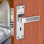 MILTON Heavy Duty Safe and Secure Mortise Main Door Lock Set with Door Handle and 3 Keys