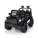 SCRISHOT Pobo Battery Operated Jeep for Kids Ride on Toy, Kids Car with Music & Light, Electric Car for Kids, Black Color