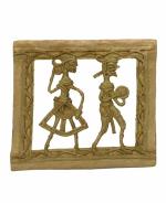 Unique Bastar Art Square Couple Frame By BHARATHAAT