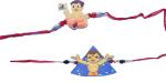 Kavim Kids KARA 22213 Assorted Rakhi Set (Chota Bheem and Chota Bheem Rakhi)