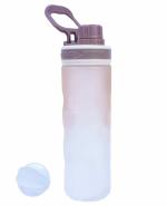 Toyshine Eayso Leakproof Water Bottle with Shaker Ball 650 ML, BPA Free Fitness Bottle, Brown- SSTP