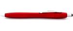 K K Crosi Blue Ink Plastic 2 In 1 Matte Finish Ball Pen - Red
