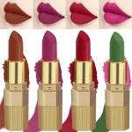 Perpaa Matte Rust Brown, Matte Magenta, Matte Apple Red, Natural Pink Lipstick (Pack Of 4)