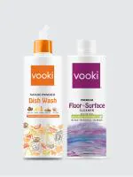 Vooki Ecofriendly Dishwash and Floor Cleaner 500 ml Pack of 2