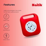 Naitik Royal Flex Box with universal and 4 meter long cord Extension Boards