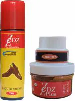 Zedz Combo Of Leather Liquid Polish And Shoe Cream