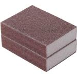 SHRUSHTY WORLD Carborundum Sponges Rust Sponge for Pots and Pans Rust Remover Sponge Brush Nano Magic Emery Cleaning Sponge Scouring Pads Pot Cleaning Pads Stains Removal Pad Scrubbing Pad (Set Of 2)