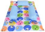 Toddylon New Born Baby Bedding Set Cradle Mattress with Super Soft Pillow and Bolsters