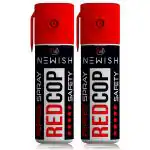 Newish Self Defence Pepper Spray for Woman Safety - Self Defense, Protection & Safety Pepper Spray - Metal Powerful Pepper Spray for Women Shots 50 (35 gm / 55 ml) Pack of 2