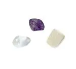 Astroghar Multicolor Crown Chakra Crystal Tumble Set For Reiki Healing And Crystal Healing