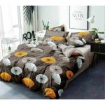 RAREBIRD 300 TC Cotton Queen 3D Printed Flat Bedsheet (Pack of 1, Brown) *