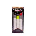 SS CHEVRING Cricket Bat Grip | Colour: Multicolour | Pack Size: Pack of 3 | Shock absorbing bat grip | Anti-slip | Suitable for full-size Bat Handle
