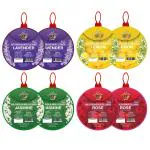 SOULFRESH Air freshener Flowers block for Bathroom and Toilet 100gm each - 8 Flower