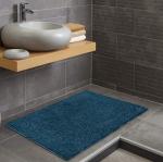 Enyra Bath Mat Anti-Slip Gel Backing Crystal Microfiber Bath Mat - 40x60 CM, Floor Mat for Bathroom/Bedroom/Kitchen/Door - Pack of 1 Piece - Blue