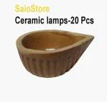 SaioStore Karthika Vilakku, Ceramic Oil Lamp, mittee ka deepak - Ceramic (Pack of 20 Pcs)