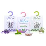 Cycle Karpure Camphor Sachet Combo Lavender, Pure Camphor & Thyme Fragrance | Air Freshener for Cars, Wardrobes, Bookshelves, Homes & Offices | Lasts up to 30 Days | Pack of 3 | 30 gm per pack