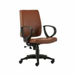 HOF F503 Medium Back Ergonomic Work from Home Leatherette Executive Revolving Office Chair
