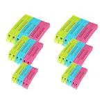 Shopfleet 18Pc Plastic Food Snack Bag Pouch Clip Sealer For Keeping Food Fresh For Home, Kitchen, Camping Snack Seal Sealing Bag Clips (Multi-Color)