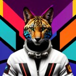 Love Creation A4 Size poster print for creative wall art- product-title-streetwise-space-critter-art-6625( Sticker)