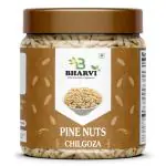 BHARVI Pine Nuts Without Shell [ Chilgoza ] (100GMS) Dry Fruit|